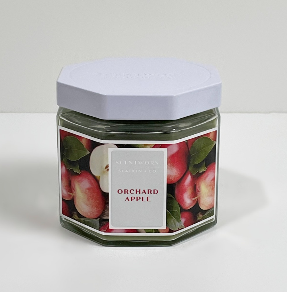 ScentWorx by Slatkin & Co. 3 Wick Jar Candle 14.5 oz - Orchard Apple
